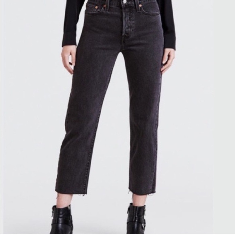 Levi's Raw Hem Wedgie Jeans